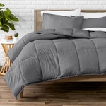 Bare Home 1800 Ultra-soft Comforter Set, & Warm Goose Down Alternative. Fixed Price $68.99.