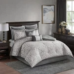 Madison Park Odette 8 Piece Jacquard Comforter Set. Fixed Price $259.99.