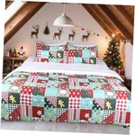 Hitime 100% Polyester Printed Christmas Duvet Cover Set - King Size 3 Piece. Fixed Price $43.06.