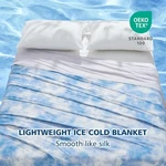 Emme Cooling Blanket 50X70 Q-max 0.5 Ice Hot Sleepers Night Sweats Blue. Fixed Price $19.99.