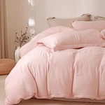 Muslin Duvet Cover Twin Size, 100% Breathable Cotton 2-LAYER Gauze Comforter .... Fixed Price $89.41.