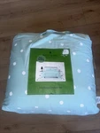 Kate Spade Patio Full Queen Comforter Set Light Blue Polka Dots. Fixed Price $80.00.