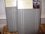 1 Ralph Lauren Jermyn Street Grey Stripe Euro Sham. Fixed Price $56.95.