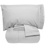 Luxury 5 Piece Bed-in-a-bag Down Alternative Comforter & Sheet Set 12 Colors. Fixed Price $44.99.