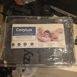 Cozylux 100% Microfiber Bedding Comforter Set Queen Size. Fixed Price $49.90.