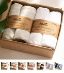 Baby Bassinet Sheets Set 4 Pack Fitted For Boys/girls Ultra Soft & Skin Friendly. Fixed Price $21.99.