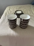 Mikasa Intaglio Arabella Soup/cereal Bowls Set Of 10 #cac 01 Blue Tulip Pattern. Fixed Price $69.00.