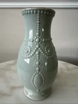 Lenox French Perle Ice Blue 8" Fluted Vase 11576736 Wedding Decor Spring. Fixed Price $27.00.