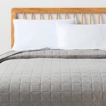 Full/queen Microfiber Quilt Gray - Room Essentials. Fixed Price $14.99.