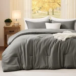 Quataly Queen Comforter Sets GREY,3PCS Soft Lightweight Breathable Bedding Co.... Fixed Price $43.72.