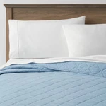 Diamond Stitch Cotton Linen Quilt - Threshold. Fixed Price $35.69.