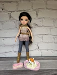 Mga Moxie Girlz Pets Delilah Puppy + Sophina Doll 2009 W/ Bed Bowl. Fixed Price $25.00.