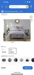 Mainstays Gray And Teal 8 Piece Bed Bag Comforter Set With Sheets, Queen. Fixed Price $65.00.