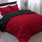 Basic Beyond Comforter Set - And Queen, Black/red. Fixed Price $42.57.