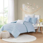 Brooklyn Cotton Jacquard Comforter Set, King/cal. Fixed Price $215.49.