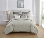 Vcny Home - Macaire 8 Piece Bedding Comforter Set King Grey/taupe. Fixed Price $71.99.