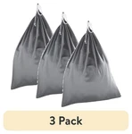 (3 Pack) Mainstays Polyester And Cotton Laundry Bag 28IN W*36IN L, Gray. Fixed Price $24.77.