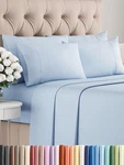 King Size 6 Piece Set - Ultra Soft Hotel Style Luxury Bedding. Fixed Price $39.99.
