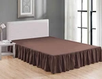 Wrap Around Gathered Ruffled Bed Skirt Luxury Microfiber Hotel Quality Fabric. Fixed Price $34.70.