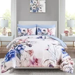 Floral Comforter Set Bag Farmhouse Rustic Microfiber All Season Bedding. Fixed Price $60.89.