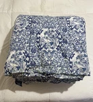 Ralph Lauren Tamarind Porcelain Blue Original Reversible Queen Comforter Usa. Fixed Price $105.00.