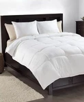 Martha Stewart Allergy Wise Dobby Stripe Twin Down-alternative Comforter. Fixed Price $91.00.