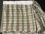*rare Ralph Lauren Multi Plaid Boathouse Madras Full Double Bed Skirt Green Tan. Fixed Price $34.95.