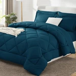Master Bedroom Bedding Set King Size 7 Pieces Lyons Blue Comforter. Fixed Price $104.99.