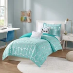 Intelligent Design Raina Metallic Printed Comforter Set Duvet With Sham Pillows. Fixed Price $90.99.