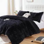Smoofy Faux Fur Comforter Set Queen 3PCS Shaggy Plush Velvet Soft Fluf. Fixed Price $95.56.