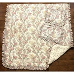 Vintage Jessica Mcclintock Comforter 2 Pillow Shams Full? Queen? Bedding Set. Fixed Price $132.10.