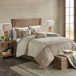Madison Park Boone Cozy Comforter Set, Faux Suede, Deluxe Hotel Styling Seas, Ki. Fixed Price $163.99.