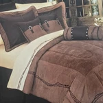 Hiend Accents Barbwire Cowboy Western 5 Piece Twin Comforter Set New. Fixed Price $489.95.