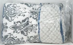 Vcny Home Beckham Damask Medallion Geometric 8-PC. Comforter Set Queen Blue. Fixed Price $41.18.
