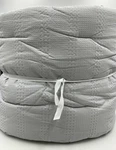 Pottery Barn Honeycomb Cotton Comforter Gray Mist King/cal #A1207. Fixed Price $150.29.