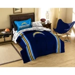 5PC Nfl San Diego Chargers Bedding Set Comforter Pillowcase Sheet Twin Size. Fixed Price $134.37.