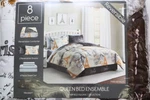 Fairfield Square Collection 8 Piece Reversible Queen Bed Ensemble Paris Metallic. Fixed Price $88.00.
