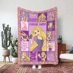 Disney Princess Rapunzel Blanket Custom Gift For Fan, Kids. Fixed Price $52.00.