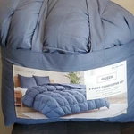 Casual Living Queen Piece Blue Comforter Set 100% Polyester Mpn 1796307. Fixed Price $55.00.