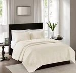 Madison Park King/cal 3-PIECE Reversible Quilt Set, Cream. Fixed Price $76.50.