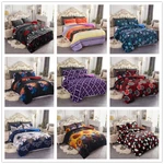 3 Piece Sherpa Blanket Borrego Comforter Set Reversible Queen/king Bedding. Fixed Price $45.99.