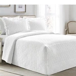 French Country White Bedspread Queen 3 Piece Set Shams Textured Lush Decor New. Fixed Price $32.00.