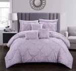 Chic Home Hannah 10 Piece Comforter Set Complete Bed Bag Pinch Pleated. Fixed Price $151.90.