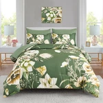 Floral Comforter Set Bag Farmhouse Rustic Microfiber All Season Bedding. Fixed Price $63.89.