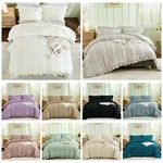 Wongs Bedding Ruffle Farmhouse Shabby Chic Boho Comforter Sets King Queen Soft. Fixed Price $43.99.