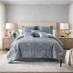 Broadhaven Brimsley 7-PC. Medallion Embellished Embroidered Comforter Set. Fixed Price $126.61.