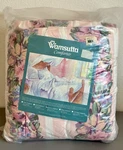 Vtg Nos Queen Wamsutta Comforter - Spring Floral Garden Print Bedspread 86 X 92. Fixed Price $98.00.