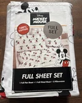 Nip Disney Mickey Mouse Full Sheet Set 4 Pcs 100% Cotton. Fixed Price $48.00.