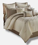 Hallmart Collectibles Gold Luxury Bedding Hillcrest 10-PC. Comforter Set, Queen. Fixed Price $83.69.