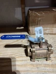 Nibco S-595-Y Bronze 1-1/2" Full Port Ball Valve NJ9300C New Open Box. Fixed Price $29.99.